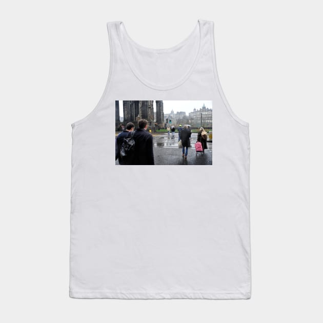 Crossing Princes Street - Edinburgh, Scotland Tank Top by richflintphoto